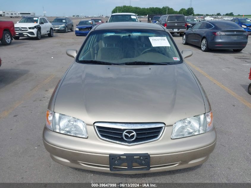 2001 Mazda 626 Es/Lx VIN: 1YVGF22C315226161 Lot: 39647998