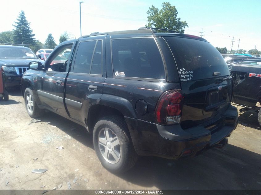 2005 Chevrolet Trailblazer Ls VIN: 1GNDT13S352383480 Lot: 39648000