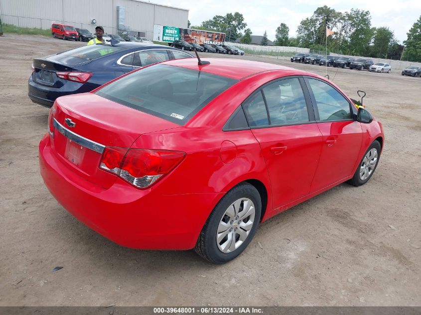 2014 Chevrolet Cruze Ls Auto VIN: 1G1PA5SH8E7160405 Lot: 39648001