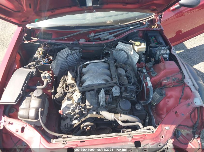 2004 Chrysler Crossfire VIN: 1C3AN69L84X003705 Lot: 39648009