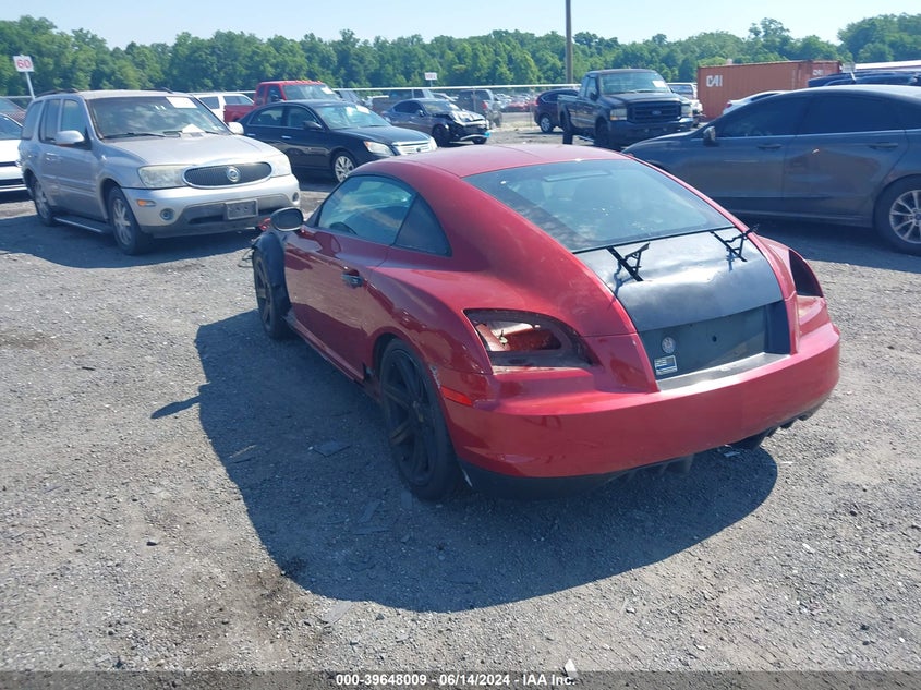 2004 Chrysler Crossfire VIN: 1C3AN69L84X003705 Lot: 39648009