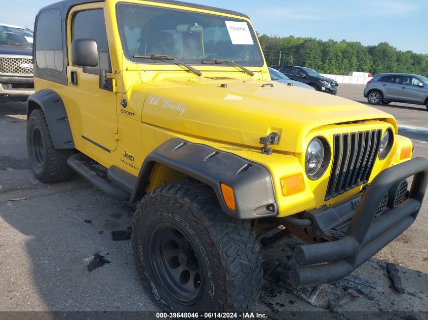 2004 Jeep Wrangler Sport VIN: 1J4FA49SX4P793379 Lot: 39648046