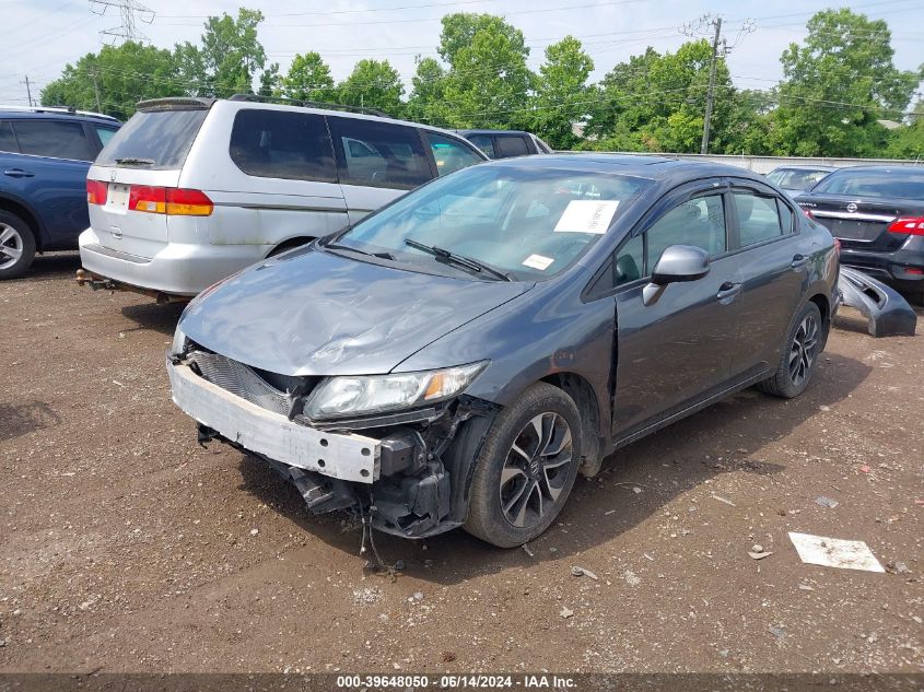 2013 Honda Civic Ex-L VIN: 19XFB2F97DE210193 Lot: 39648050