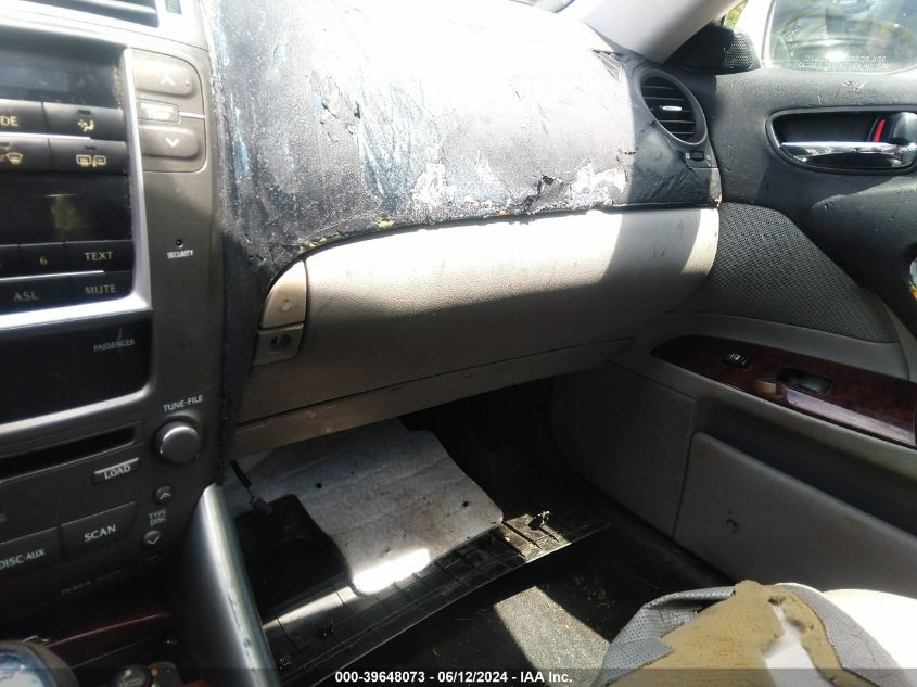 2006 Lexus Is 250 VIN: JTHCK262865005596 Lot: 39648073