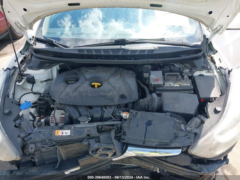 2014 Hyundai Elantra Se VIN: 5NPDH4AEXEH480442 Lot: 39648083