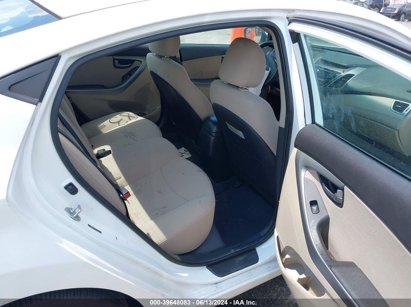 2014 Hyundai Elantra Se VIN: 5NPDH4AEXEH480442 Lot: 39648083