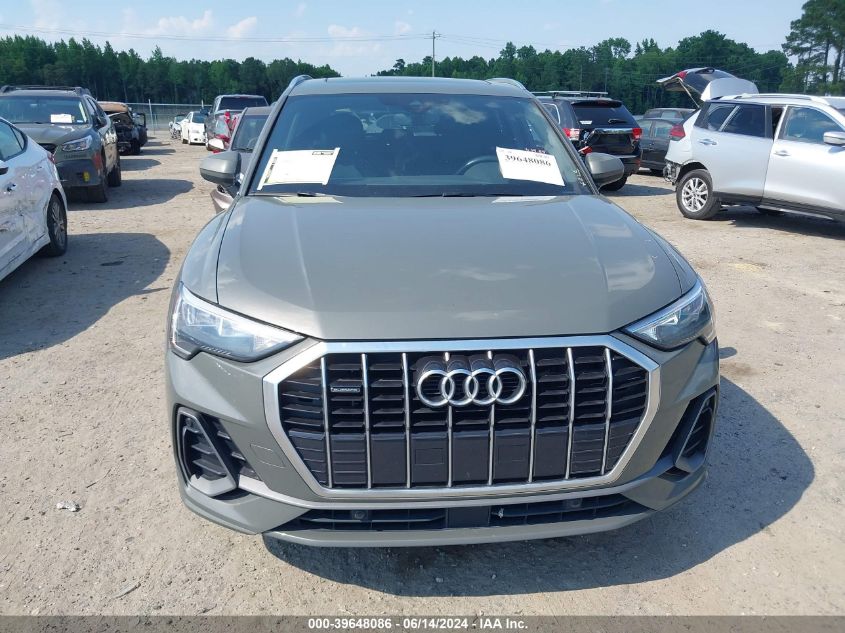 2021 Audi Q3 Premium 45 Tfsi S Line Quattro Tiptronic VIN: WA1DECF32M1103291 Lot: 39648086