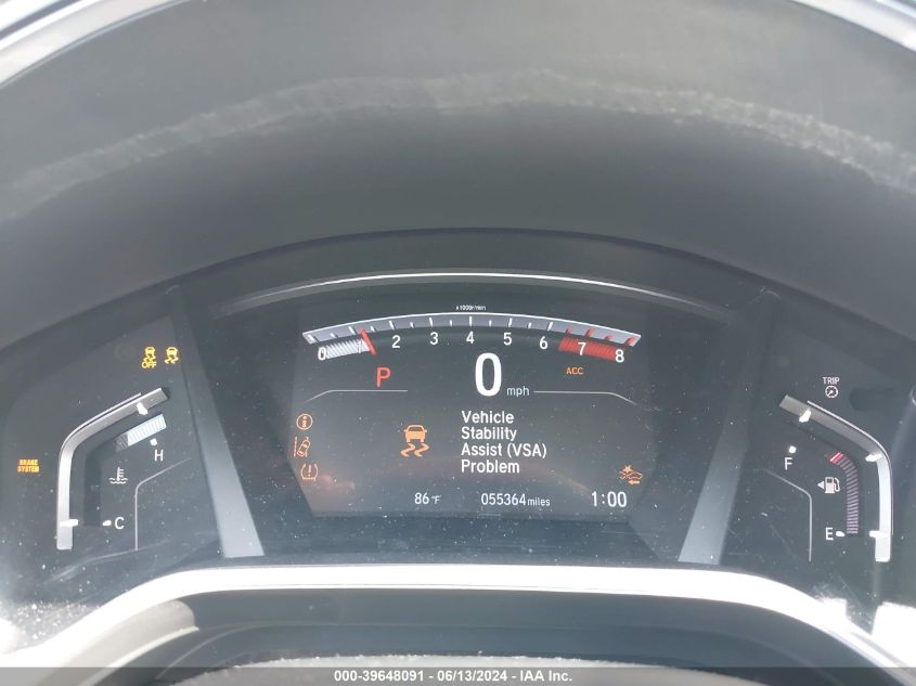 2020 Honda Cr-V 2Wd Ex-L VIN: 2HKRW1H8XLH409913 Lot: 39648091