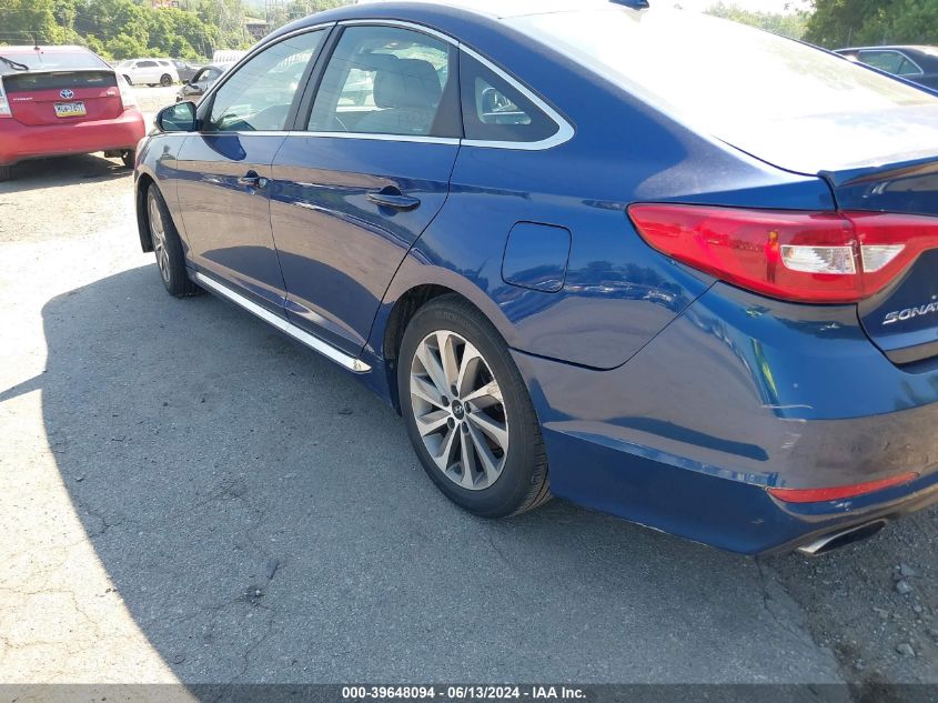 2015 Hyundai Sonata Sport VIN: 5NPE34AF7FH066998 Lot: 39648094