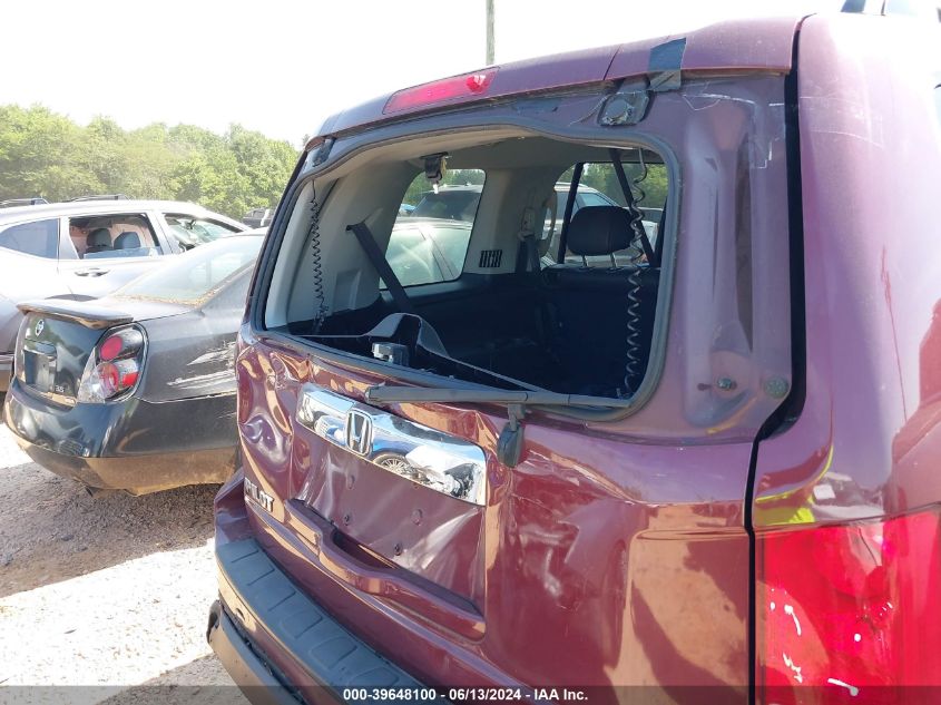 2009 Honda Pilot Ex-L VIN: 5FNYF38599B016196 Lot: 39648100