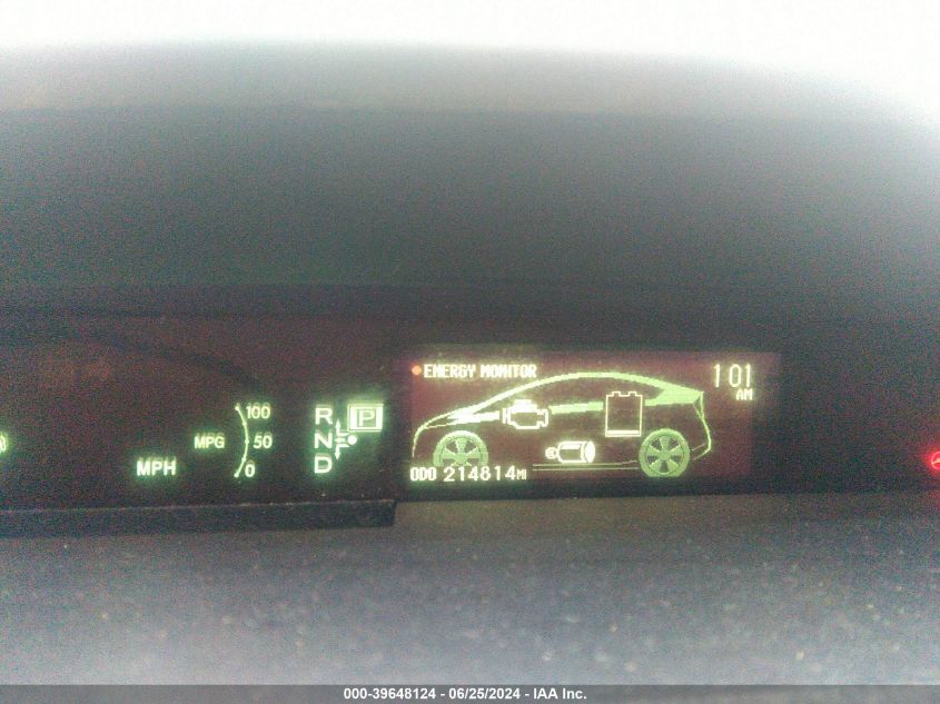 2011 Toyota Prius VIN: JTDKN3DU8B1384132 Lot: 39648124