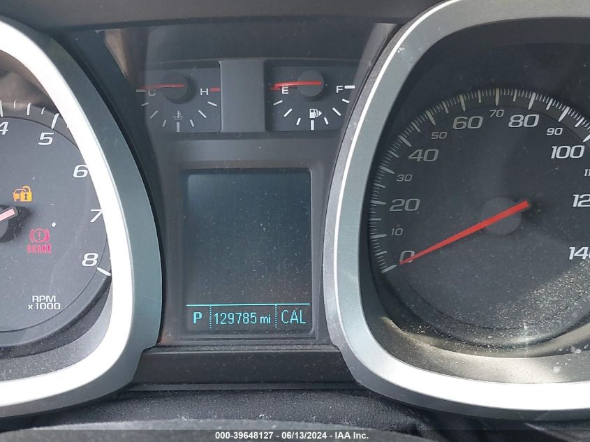 2013 Chevrolet Equinox 1Lt VIN: 2GNFLEEK1D6107345 Lot: 39648127