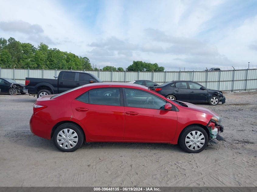 2017 Toyota Corolla Le VIN: 2T1BURHE7HC888362 Lot: 39648135