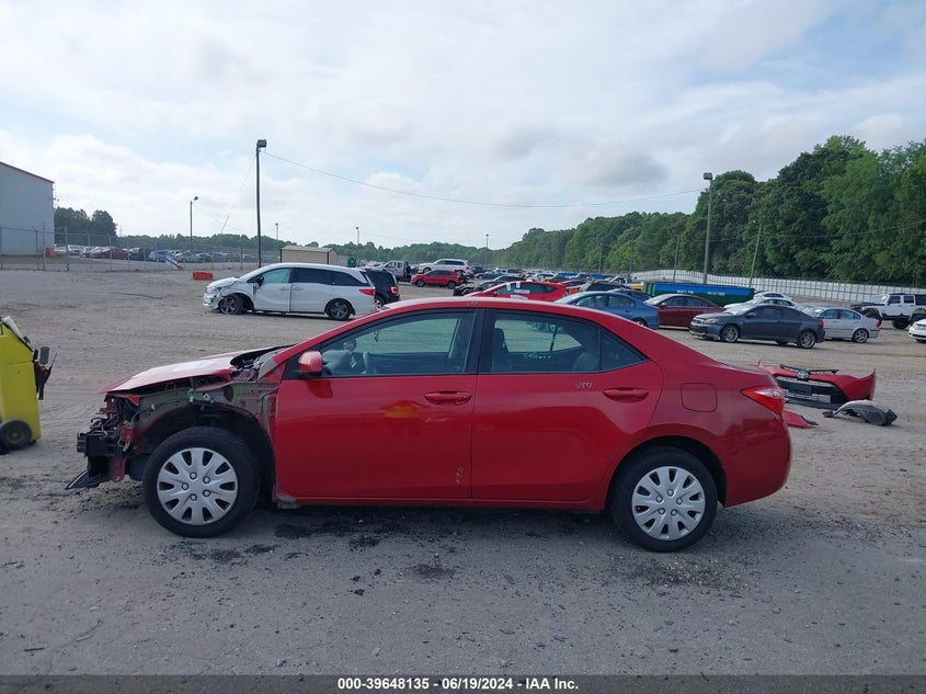 2017 Toyota Corolla Le VIN: 2T1BURHE7HC888362 Lot: 39648135