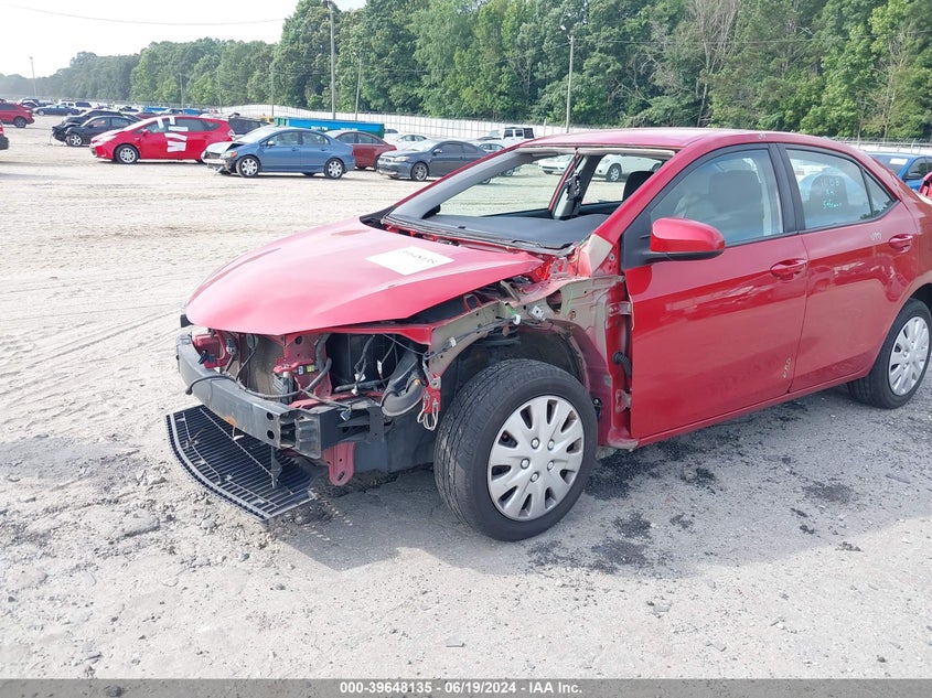 2017 Toyota Corolla Le VIN: 2T1BURHE7HC888362 Lot: 39648135