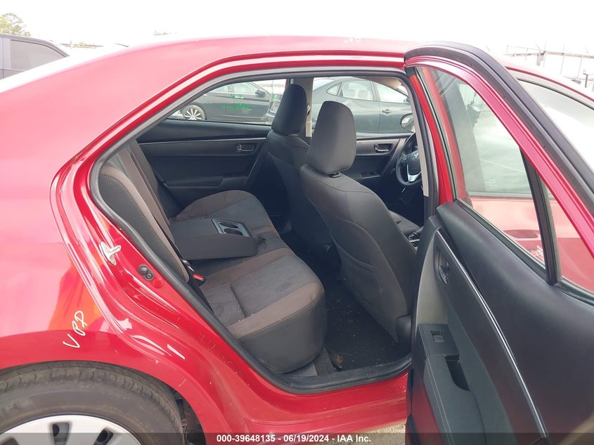 2017 Toyota Corolla Le VIN: 2T1BURHE7HC888362 Lot: 39648135