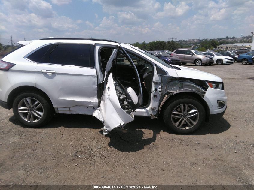 2016 Ford Edge Sel VIN: 2FMPK4J9XGBB81805 Lot: 39648143