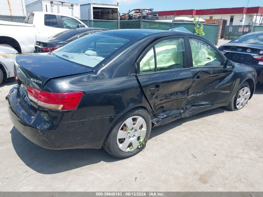 2006 Hyundai Sonata Gl VIN: 5NPET46C86H149855 Lot: 39648163