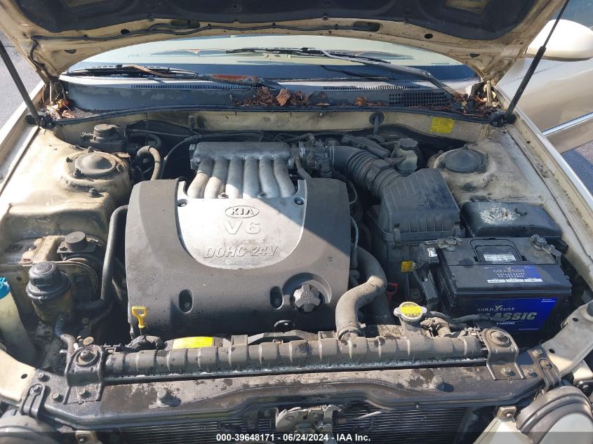 2003 Kia Optima Lx V6/Se V6 VIN: KNAGD128535225837 Lot: 39648171