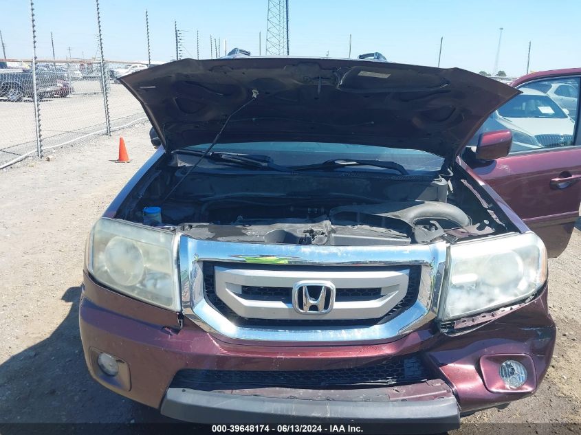 2011 Honda Pilot Ex-L VIN: 5FNYF3H59BB026426 Lot: 39648174