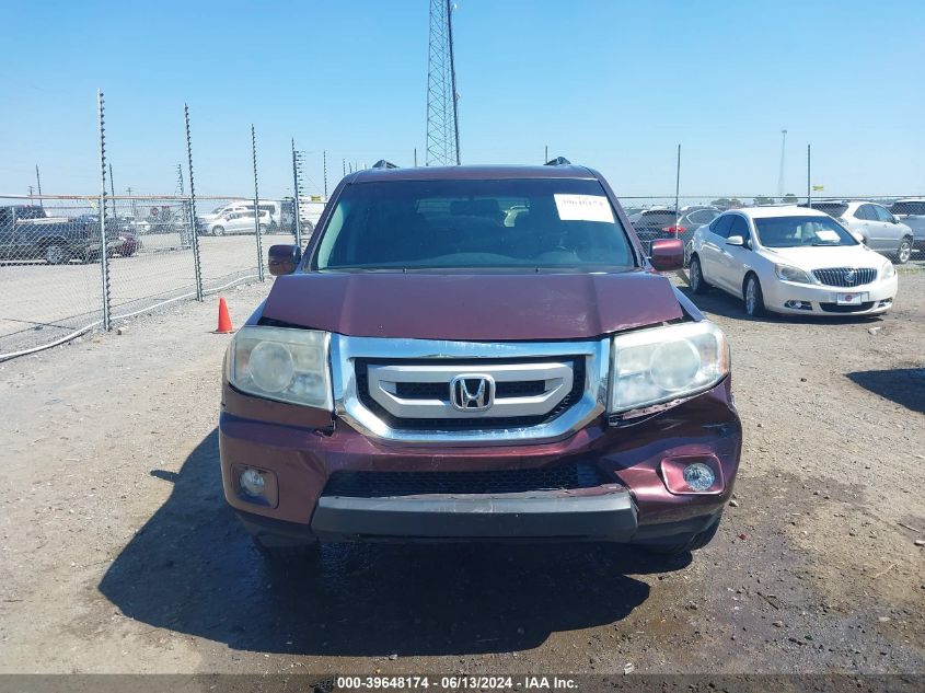 2011 Honda Pilot Ex-L VIN: 5FNYF3H59BB026426 Lot: 39648174