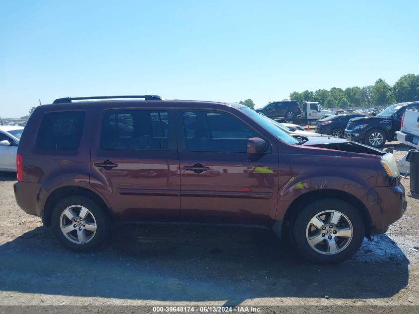 2011 Honda Pilot Ex-L VIN: 5FNYF3H59BB026426 Lot: 39648174