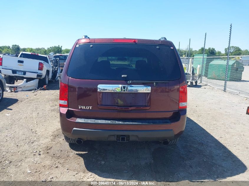 2011 Honda Pilot Ex-L VIN: 5FNYF3H59BB026426 Lot: 39648174