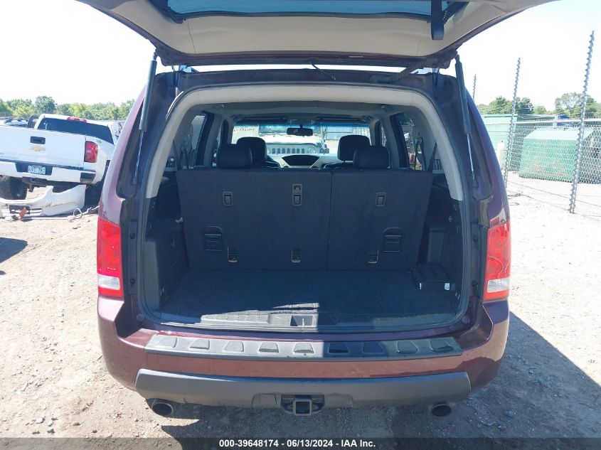 2011 Honda Pilot Ex-L VIN: 5FNYF3H59BB026426 Lot: 39648174