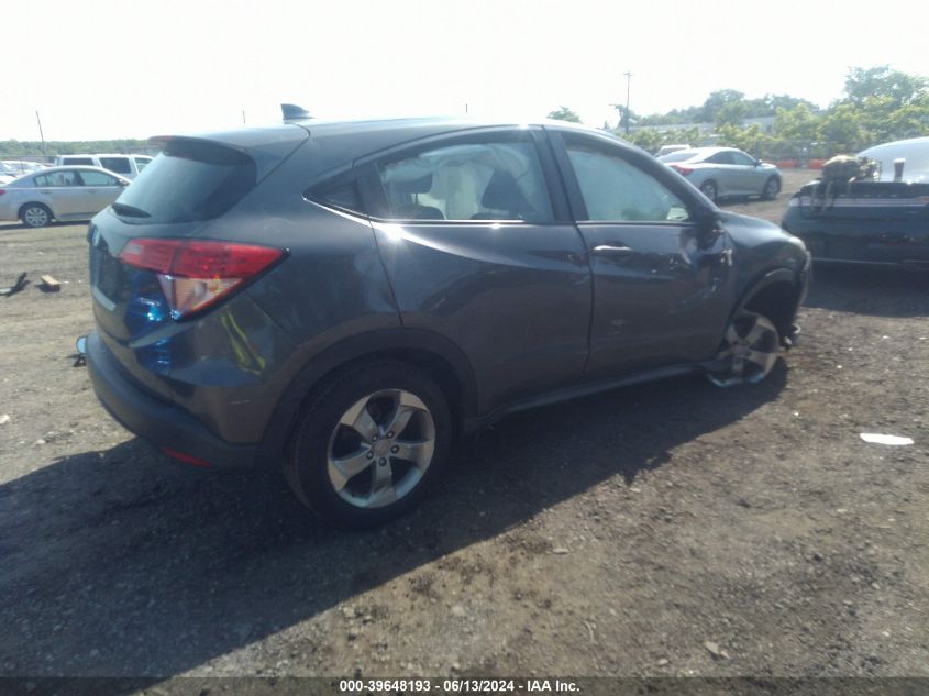 2017 Honda Hr-V Lx VIN: 3CZRU6H38HM708366 Lot: 39648193