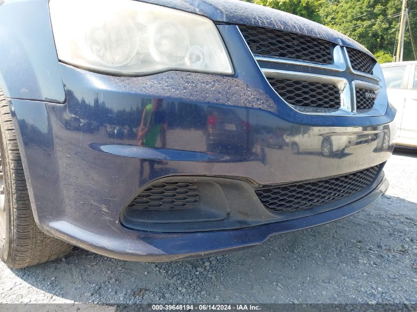 2014 Dodge Grand Caravan Se VIN: 2C4RDGBG5ER181298 Lot: 39648194