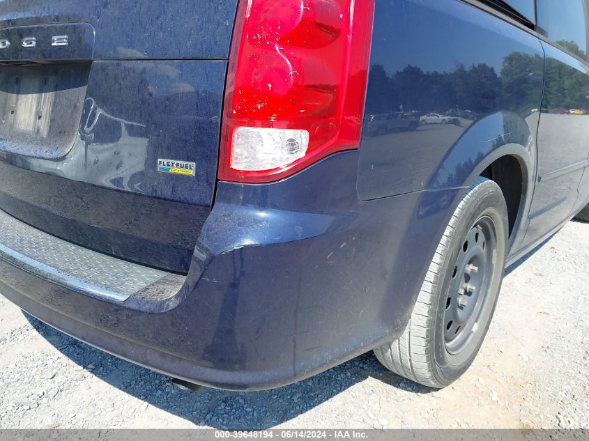 2014 Dodge Grand Caravan Se VIN: 2C4RDGBG5ER181298 Lot: 39648194