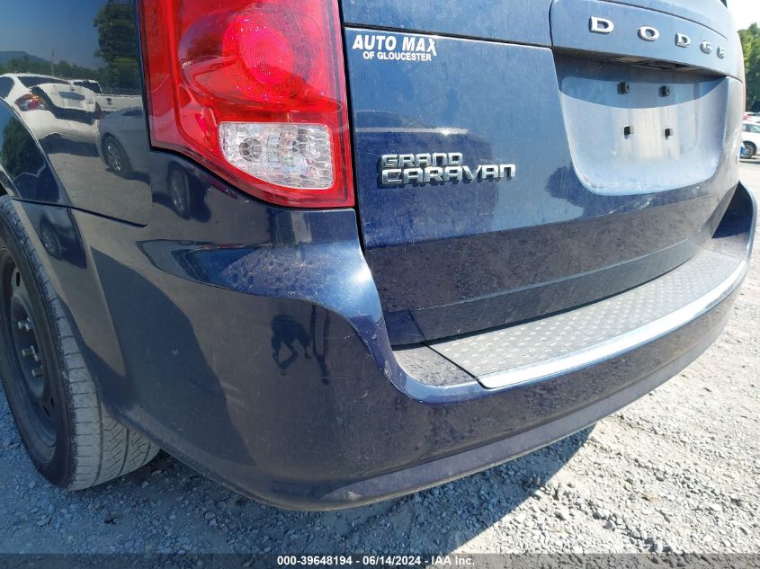 2014 Dodge Grand Caravan Se VIN: 2C4RDGBG5ER181298 Lot: 39648194