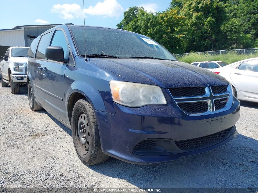 2014 Dodge Grand Caravan Se VIN: 2C4RDGBG5ER181298 Lot: 39648194