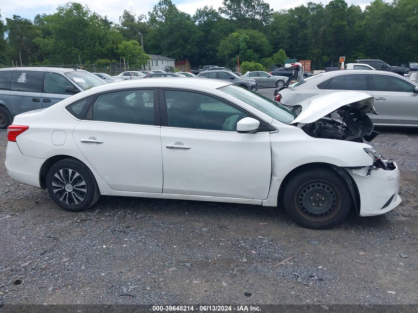 2017 Nissan Sentra Sv VIN: 3N1AB7AP2HY325823 Lot: 39648214