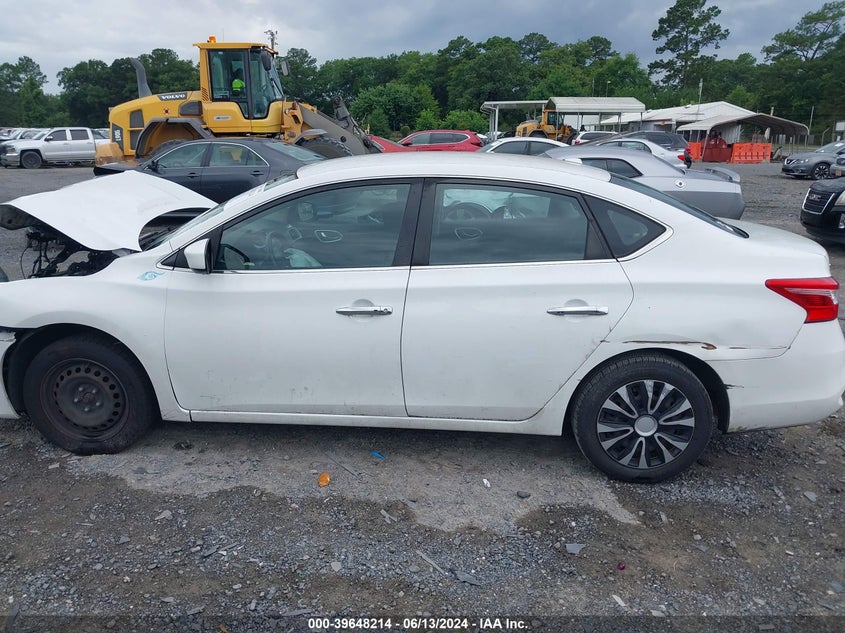 2017 Nissan Sentra Sv VIN: 3N1AB7AP2HY325823 Lot: 39648214