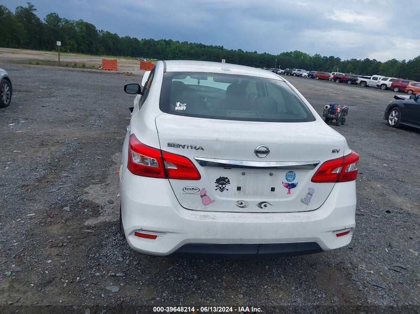 2017 Nissan Sentra Sv VIN: 3N1AB7AP2HY325823 Lot: 39648214
