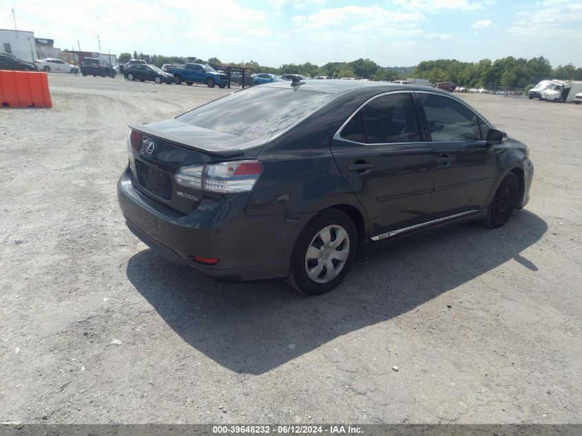 2010 Lexus Hs 250H Premium VIN: JTHBB1BA6A2031417 Lot: 39648232