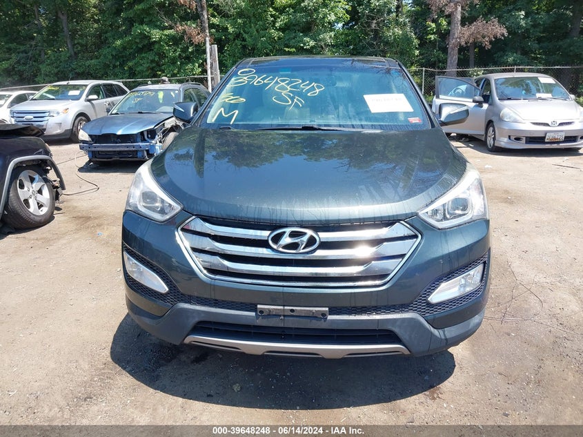 2013 Hyundai Santa Fe Sport VIN: 5XYZU3LBXDG124237 Lot: 39648248