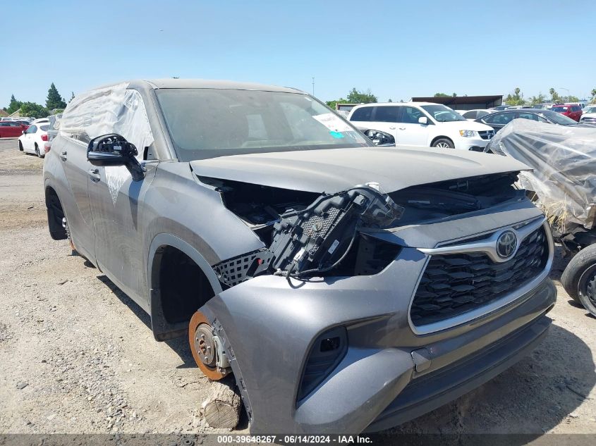 5TDBZRBH8MS544237 2021 Toyota Highlander L/Le