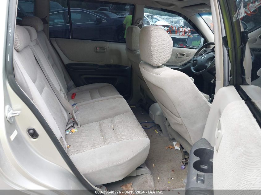 2002 Toyota Highlander Limited VIN: JTEHF21A920049832 Lot: 39648276