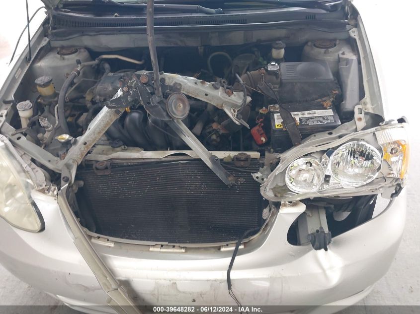 2003 Toyota Corolla Le VIN: 1NXBR32E03Z013168 Lot: 39648282