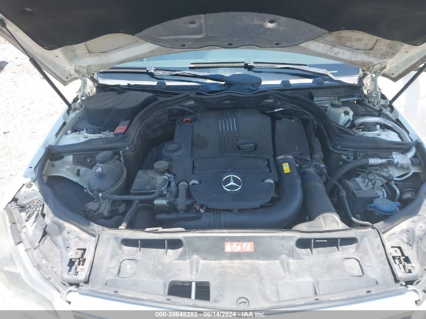 2012 Mercedes-Benz C 250 Luxury/Sport VIN: WDDGF4HBXCA610485 Lot: 39648283