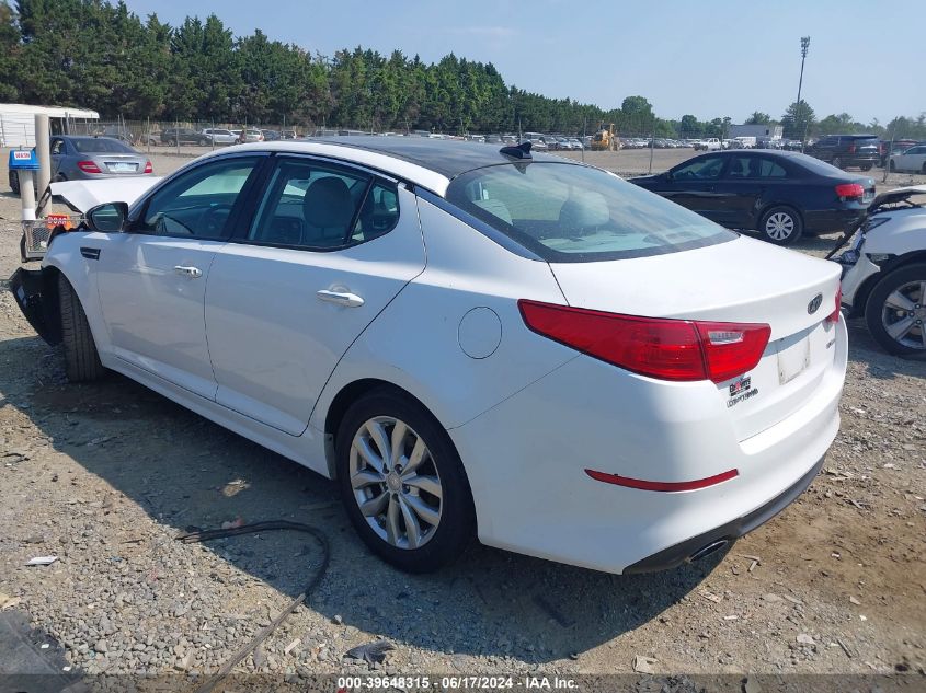 2015 Kia Optima Ex VIN: 5XXGN4A70FG434414 Lot: 39648315