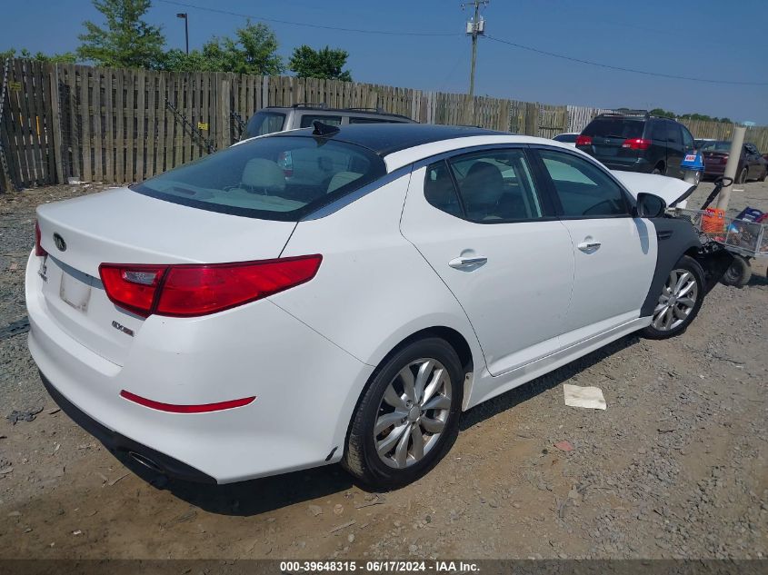 2015 Kia Optima Ex VIN: 5XXGN4A70FG434414 Lot: 39648315