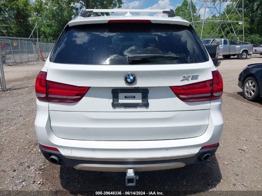 2017 BMW X5 xDrive35I VIN: 5UXKR0C32H0X79500 Lot: 39648336