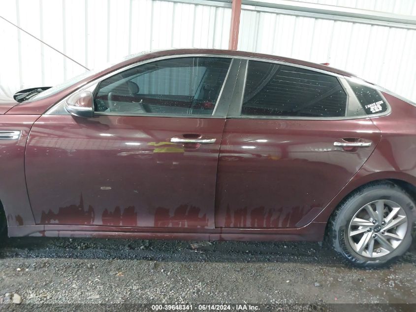 2019 Kia Optima Lx VIN: 5XXGT4L33KG363736 Lot: 39648341