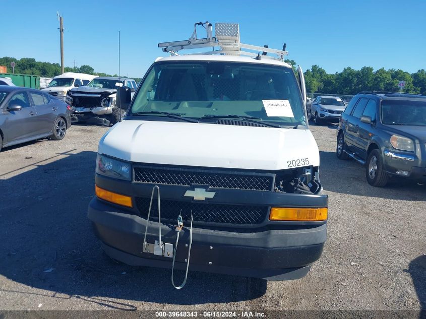 2020 Chevrolet Express Cargo Rwd 3500 Regular Wheelbase Wt VIN: 1GCZGGFG6L1172127 Lot: 39648343