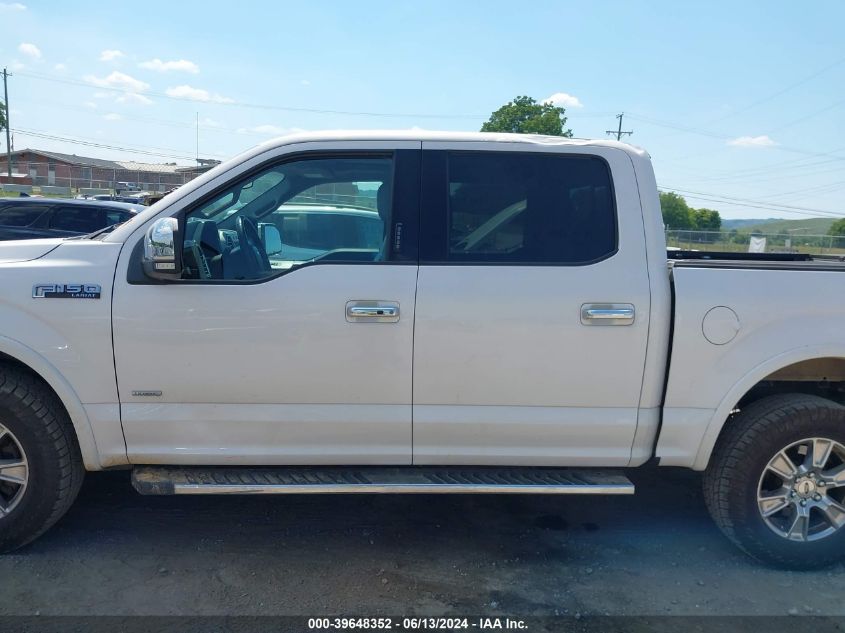 2016 Ford F-150 Lariat VIN: 1FTEW1EGXGKD99269 Lot: 39648352