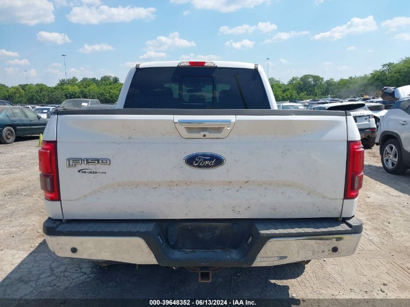 2016 Ford F-150 Lariat VIN: 1FTEW1EGXGKD99269 Lot: 39648352