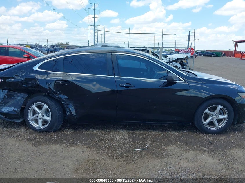 2017 Chevrolet Malibu Ls VIN: 1G1ZB5ST2HF242134 Lot: 39648353